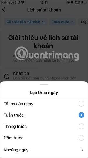 Instagram hesap geçmişi nasıl görüntülenir