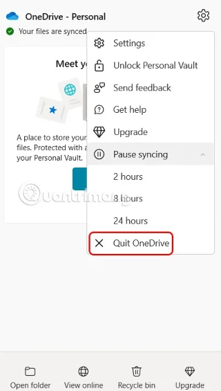 How to Pause or Disable OneDrive in Windows 11
