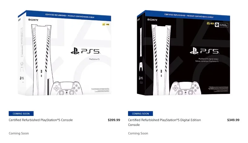 Sony verkoopt gebruikte PS5's voor de helft van de prijs van de PS5 Pro