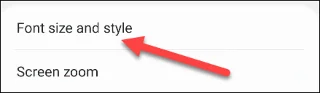 Cómo cambiar la fuente en un teléfono Android