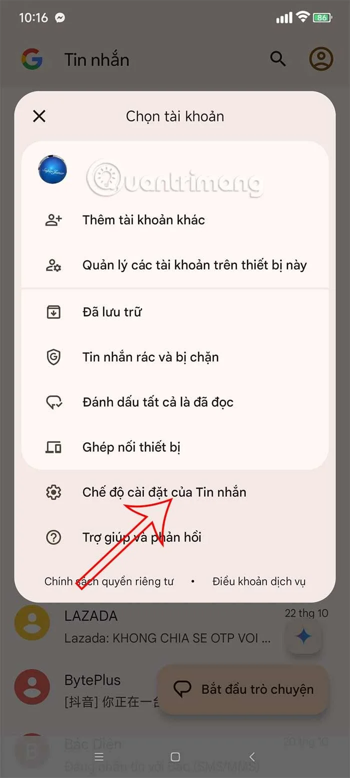 Android에서 메시지에서 Gemini를 제거하는 방법