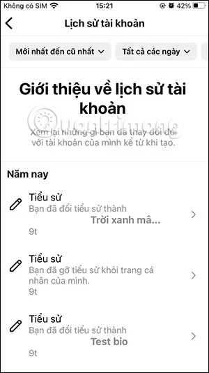 Instagram hesap geçmişi nasıl görüntülenir