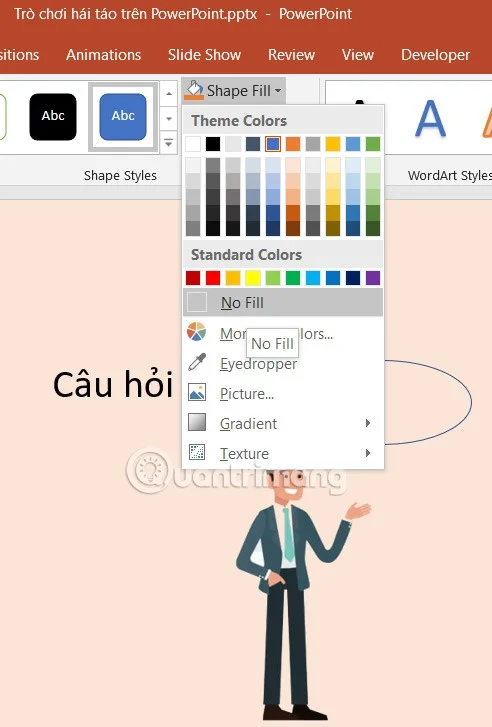 Cara Membuat Buih Pertuturan dalam PowerPoint