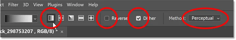 Hoe je snel een afbeelding in Photoshop kunt vervagen naar een achtergrondkleur met Live Gradients