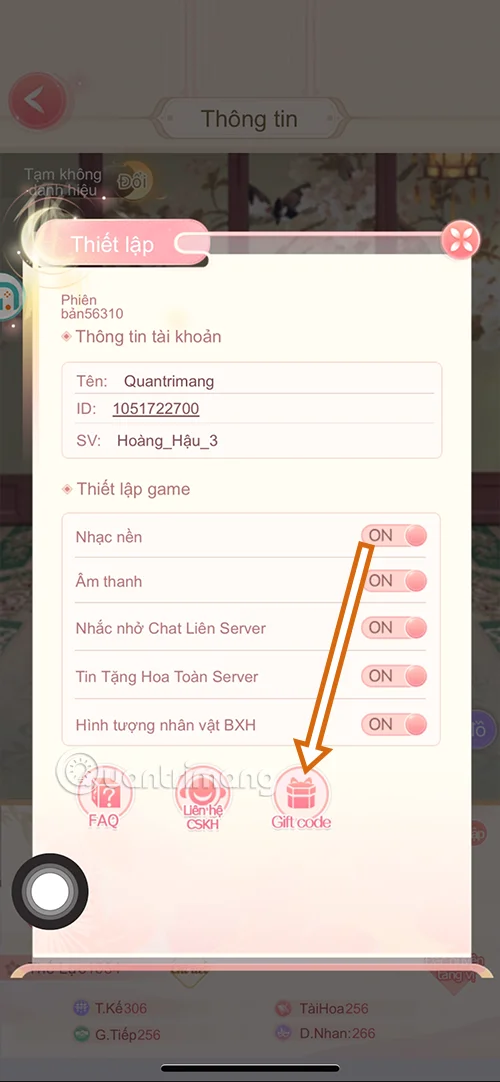 De nieuwste Giftcode voor Queen Gia Lam en hoe je de code kunt inwisselen voor beloningen