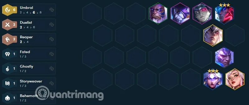 Dark Team DTCL seizoen 11, Dark TFT build seizoen 11