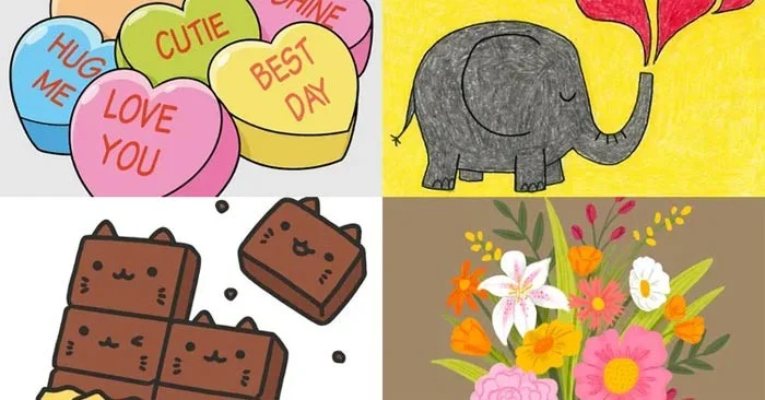 Snelle en gemakkelijke Valentijnsschilderideeën Snelle en gemakkelijke Valentijnsschilderideeën