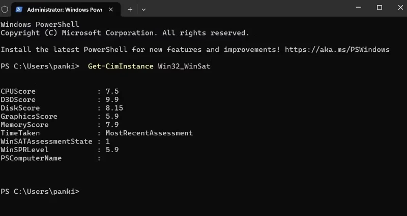 Ten ukryty wynik informuje, jak dobrze działa Twój komputer z systemem Windows