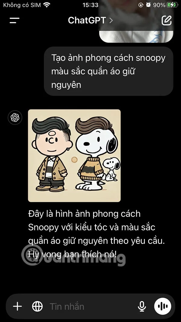 ChatGPT kullanarak Snoopy tarzı resimler nasıl oluşturulur