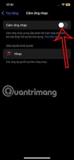 iPhone에서 음악 터치를 활성화하는 방법
