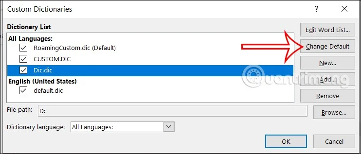Cómo crear tu propio diccionario personalizado en Word