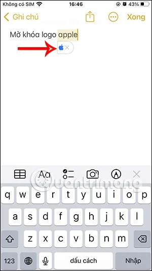 iPhone, iPad 키보드에서 Apple 로고 입력 팁