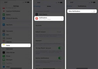 IPhone에서 공유 메모 알림을 끄는 방법