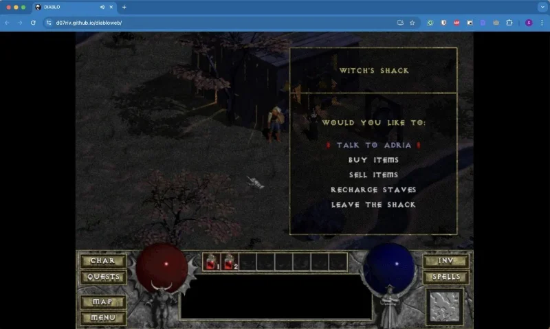 Diablo is nu beschikbaar in uw webbrowser!