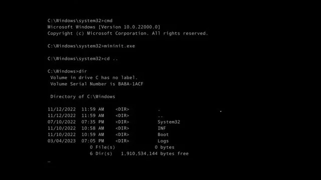 La versión súper reducida de Windows 11 tiene un tamaño de poco más de 100 MB
