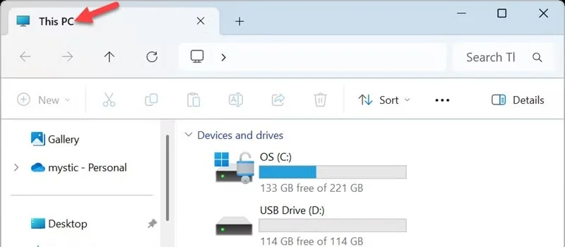 Hoe de Home-knop uit de Verkenner in Windows 11 te verwijderen