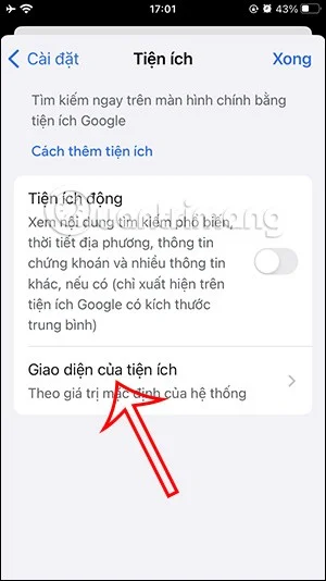 iPhone에서 Google 위젯 테마를 변경하는 방법