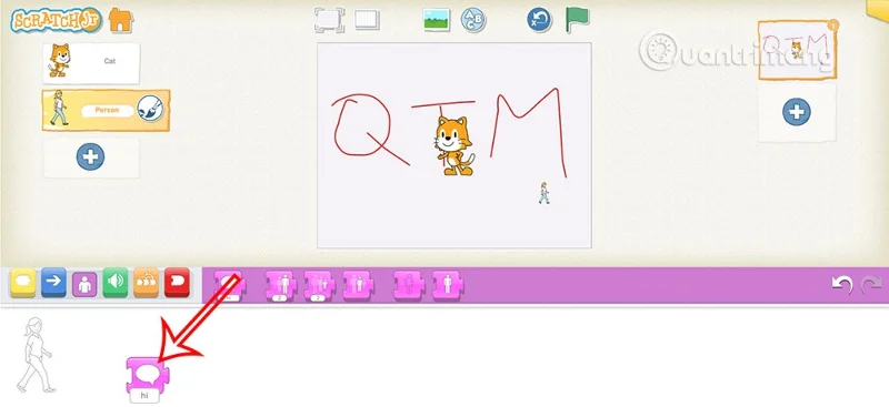 Instruções para adicionar personagens no ScratchJR