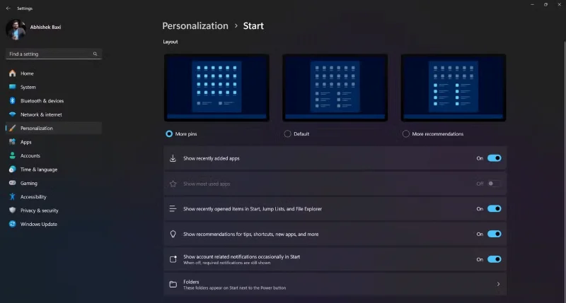 Windows 11'de Daha İyi Gezinmek İçin Başlat Menüsünü Nasıl Özelleştirirsiniz