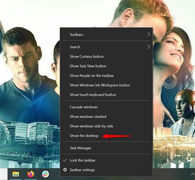 10 super fast ways to “Show desktop” for Windows