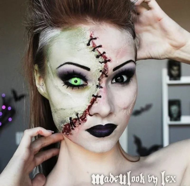 11 griezelige Halloween-make-upideeën