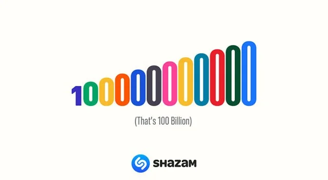 Shazam celebra el reconocimiento de su canción número 100 mil millones, junto con otros discos impresionantes