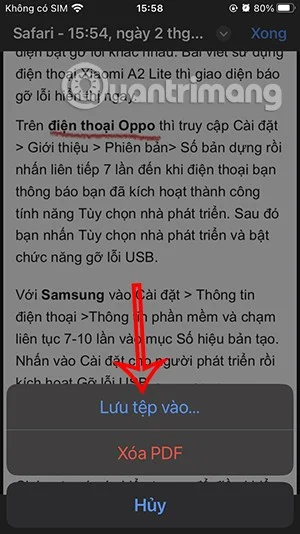 Cómo escribir notas directamente en las páginas web de Safari