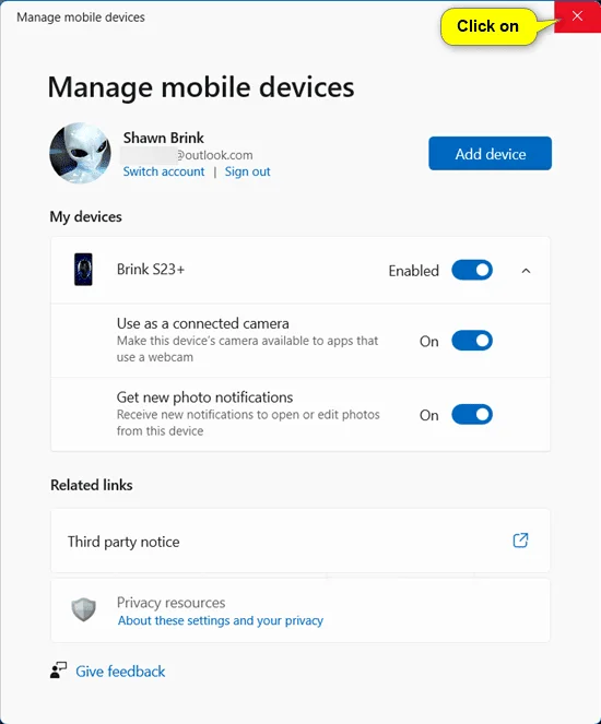 Jak zalogować się/wylogować z usługi Zarządzaj urządzeniami mobilnymi w systemie Windows 11