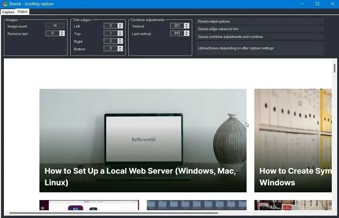 How to Take Scrolling, Long Screenshots in Windows