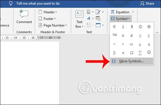 Hoe u pijlsymbolen (↑↓←↕↔→↘↗↙↖) in Word invoegt en schrijft