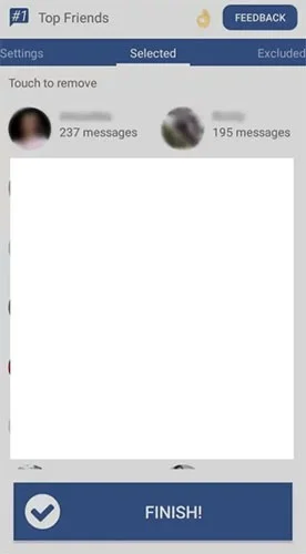 Facebook message statistics to see who messages the most on Facebook