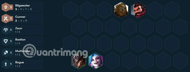 Bilgewater DTCL: Skład zespołu, budowa