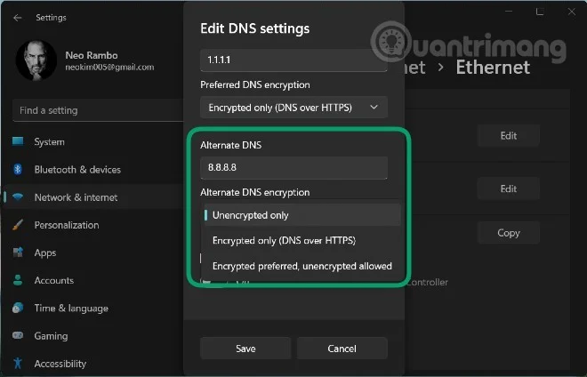 Cara Mendayakan DNS melalui HTTPS untuk Semua Apl dalam Windows 11