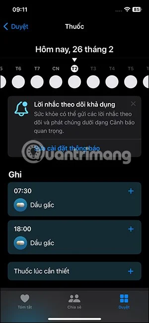Cum să setați un memento pentru medicamente pe iPhone