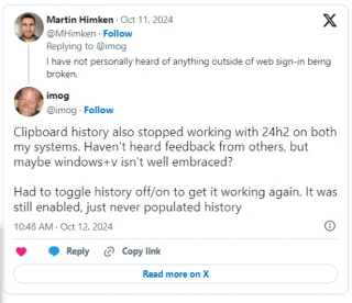 Cómo corregir el error del historial del portapapeles en la última actualización de Windows 11