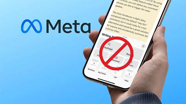 Apple Intelligence bloqueada en todas las metaaplicaciones de iOS