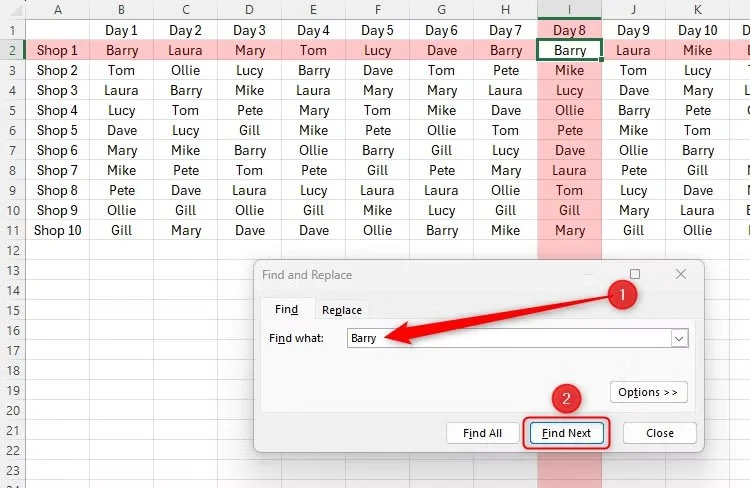 Cómo usar la celda de enfoque para resaltar datos de Excel