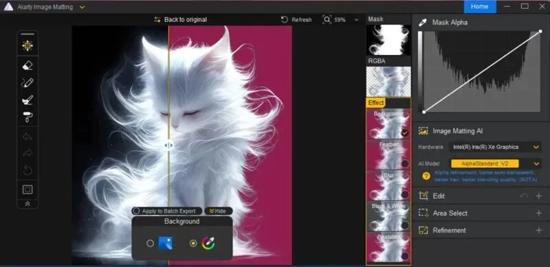 Cómo eliminar fácilmente el fondo de una foto con Aiarty Image Matting