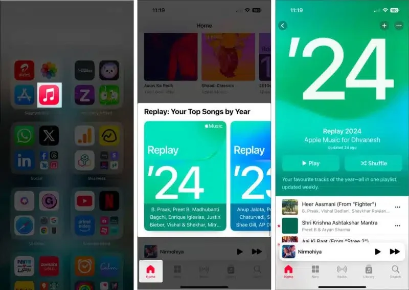 Apple Music Replay 2024 nasıl izlenir