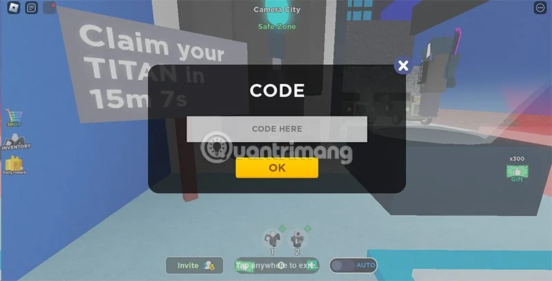 Último código de Toilet Conqueror y cómo introducirlo