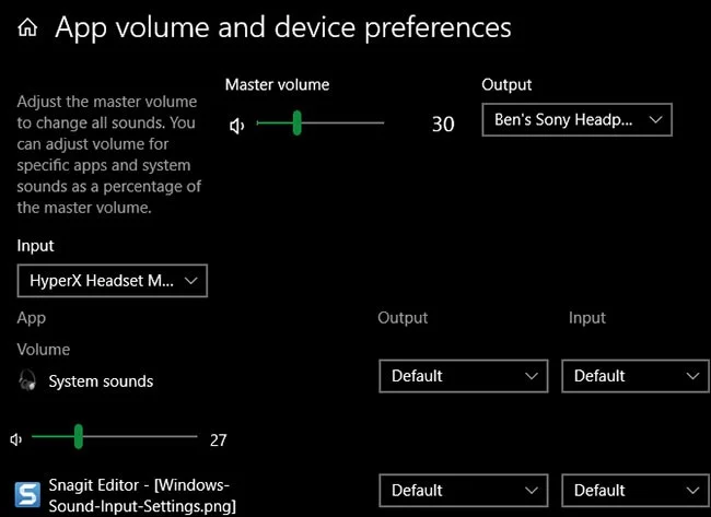 Fix microphone not working in Windows 10