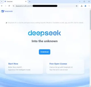 Estos anuncios falsos de DeepSeek están difundiendo malware peligroso
