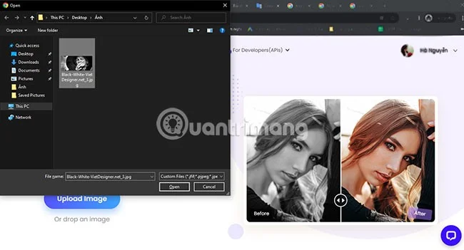 Converteer zwart-witfoto's in een flits naar kleur