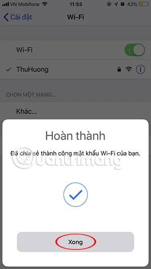 QRコードを使ってiPhoneでWi-Fiを共有する方法