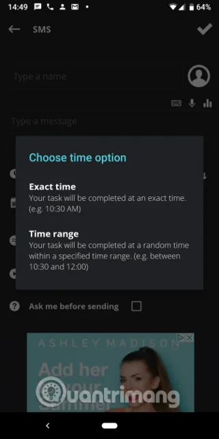 Jak zaplanować wysyłanie wiadomości SMS na Androidzie
