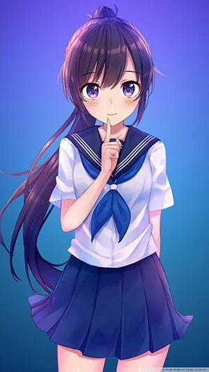 Anime-meisjesfoto's, Anime-meisjesfoto's van vele genres voor telefoons