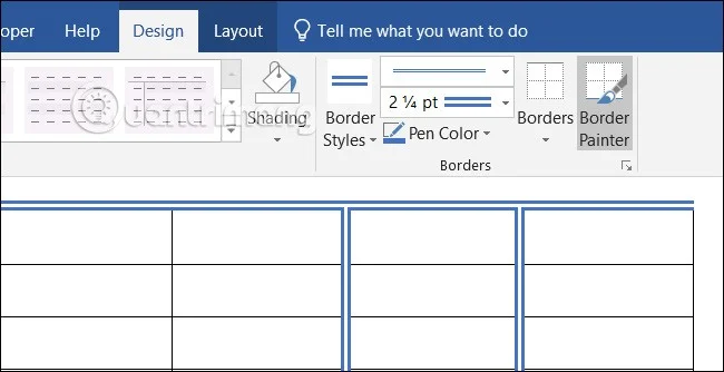 Hoe maak je tabelranden in Word?