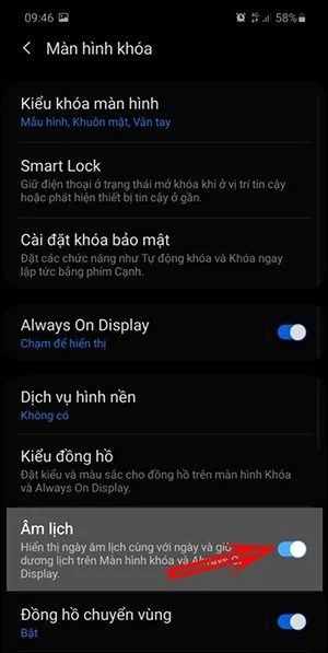 Bagaimana untuk mendayakan kalendar lunar pada telefon Samsung