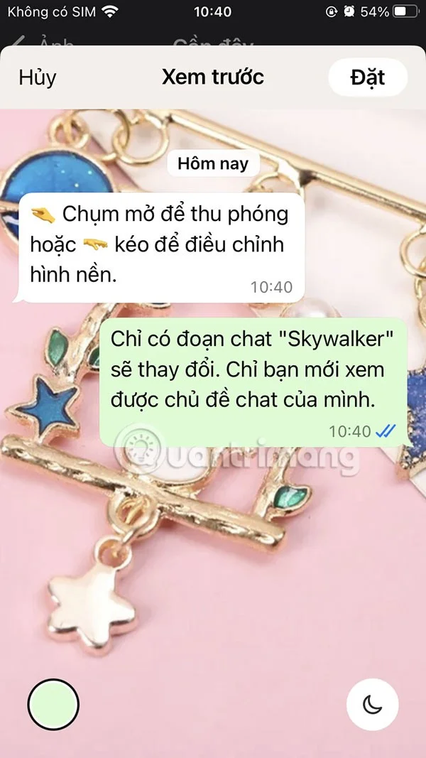 Instrucciones para configurar el fondo de pantalla del chat en WhatsApp