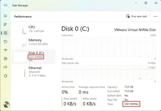 El Administrador de tareas está a punto de agregar la capacidad de mostrar el tipo de SSD que usa su computadora en Windows 11
